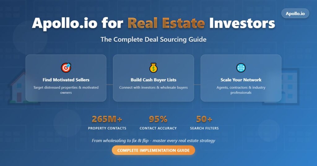 Apollo for Real Estate Investors